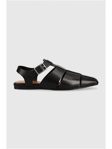 Kožené sandály Vagabond Shoemakers WIOLETTA dámské černá barva 5501-101-20