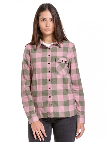 Meatfly dámská košile Olivia Pink Olive Růžová Velikost XL