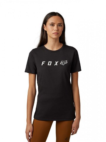 Fox dámské tričko W Absolute Ss Tech Black Černá Velikost L 100 bavlna