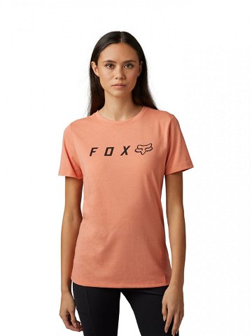 Fox dámské tričko W Absolute Ss Tech Salmon Růžová Velikost M 100 bavlna