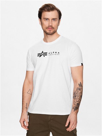 Alpha Industries 2-dílná sada T-shirts Alpha Label 118534 Bílá Regular Fit