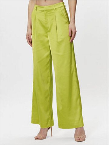 Gestuz Kalhoty z materiálu Nilia 10907040 Zelená Regular Fit