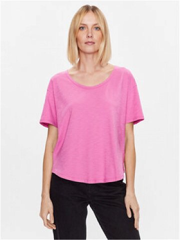 United Colors Of Benetton T-Shirt 3BVXD1033 Růžová Relaxed Fit
