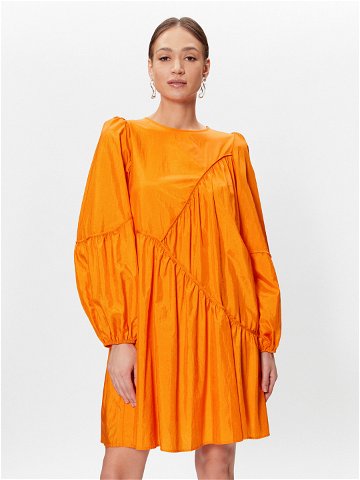 Gestuz Koktejlové šaty Hesla 10906964 Oranžová Regular Fit
