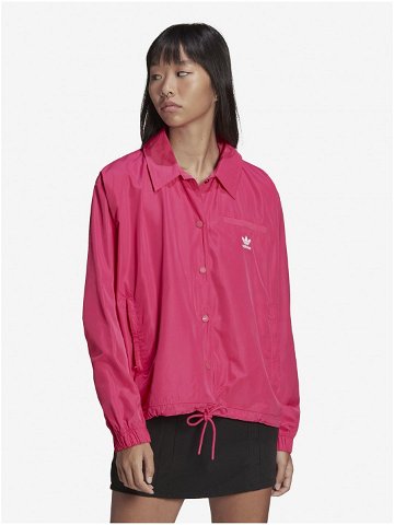 Tmavě růžová dámská lehká bunda adidas Originals Windbreaker
