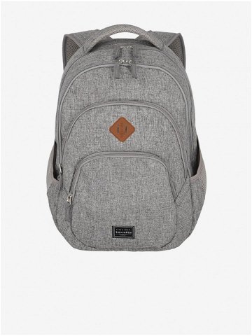 Batoh Travelite Basics Backpack Melange – světle šedá