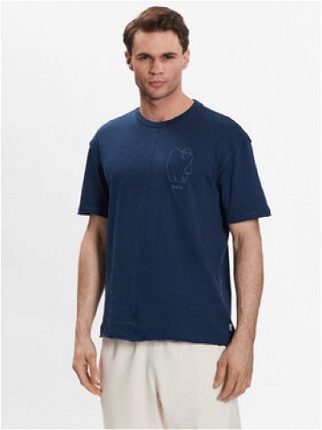 Outhorn T-Shirt TTSHM456 Tmavomodrá Regular Fit