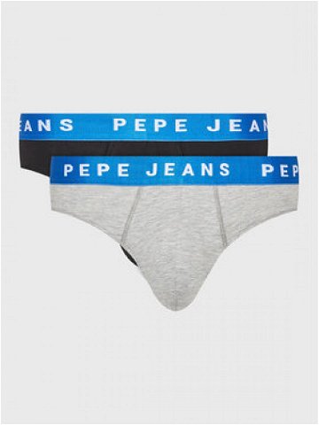 Pepe Jeans Slipy Logo Bf Lr 2P PMU10962 Černá