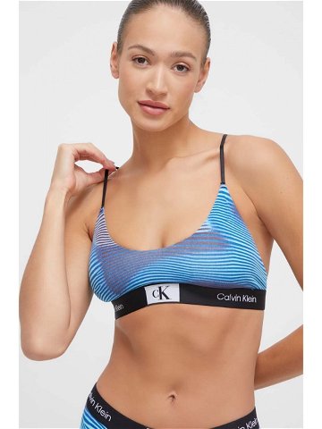 Podprsenka Calvin Klein Underwear tyrkysová barva