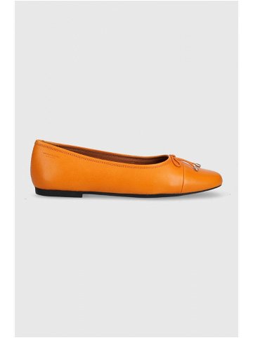 Kožené baleríny Vagabond Shoemakers JOLIN oranžová barva 5508 101 44
