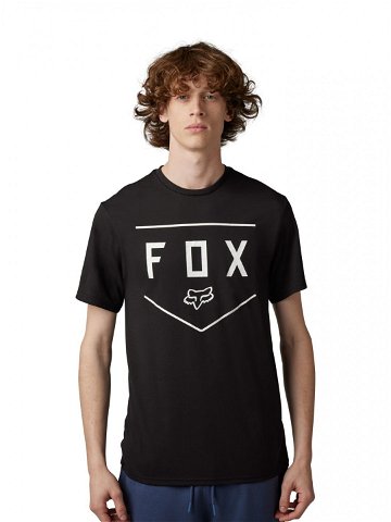 Fox pánské tričko Shield Ss Tech Black Černá Velikost M