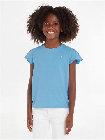 Modré holčičí tričko Tommy Hilfiger