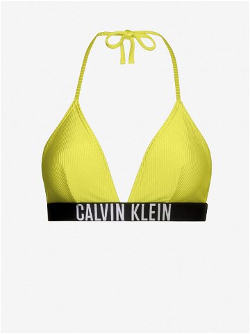 Žlutý dámský vrchní díl plavek Calvin Klein Underwear