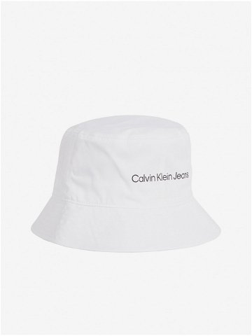 Bílý pánský klobouk Calvin Klein Jeans