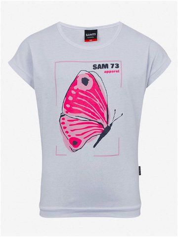 Bílé dívčí tričko SAM 73 Averie