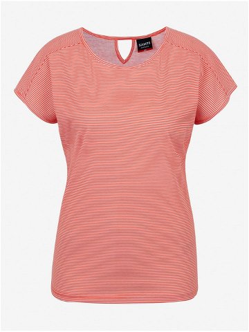 Oranžové dámské pruhované basic tričko SAM 73 Celeste