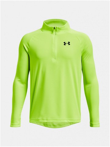 Neonově zelené sportovní tričko Under Armour UA Tech 2 0 1 2 Zip