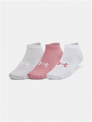 Ponožky Under Armour UA Essential Low Cut 3pk – růžová