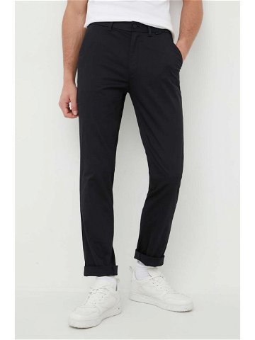 Kalhoty Calvin Klein pánské černá barva přiléhavé K10K110963