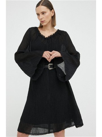 Šaty By Malene Birger Emoras černá barva mini