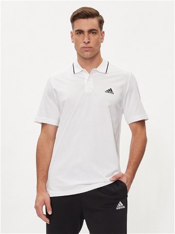 Adidas Polokošile Essentials Piqué Small Logo Polo Shirt IC9315 Bílá Regular Fit