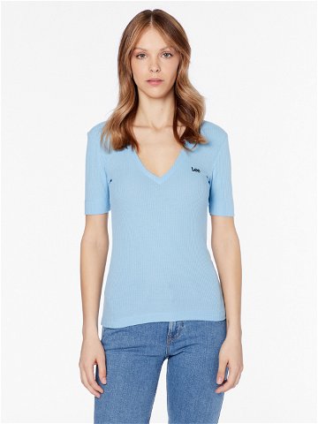 Lee T-Shirt L49FIPA32 112333690 Světle modrá Slim Fit