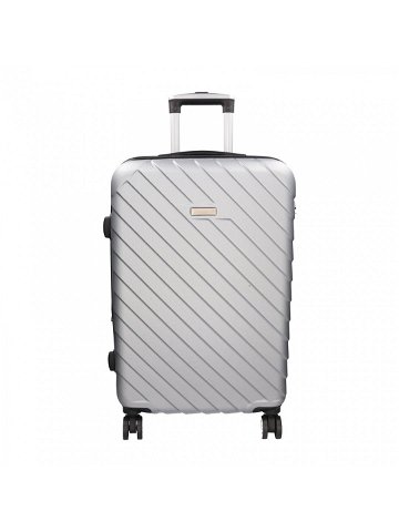 Cestovní kufr Madisson Lente M – stříbrná
