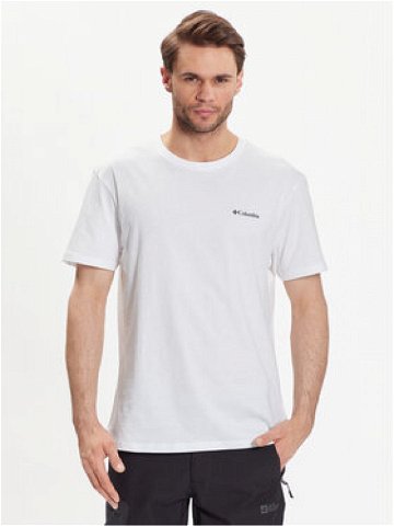 Columbia T-Shirt Basic Logo 1680053 Bílá Regular Fit