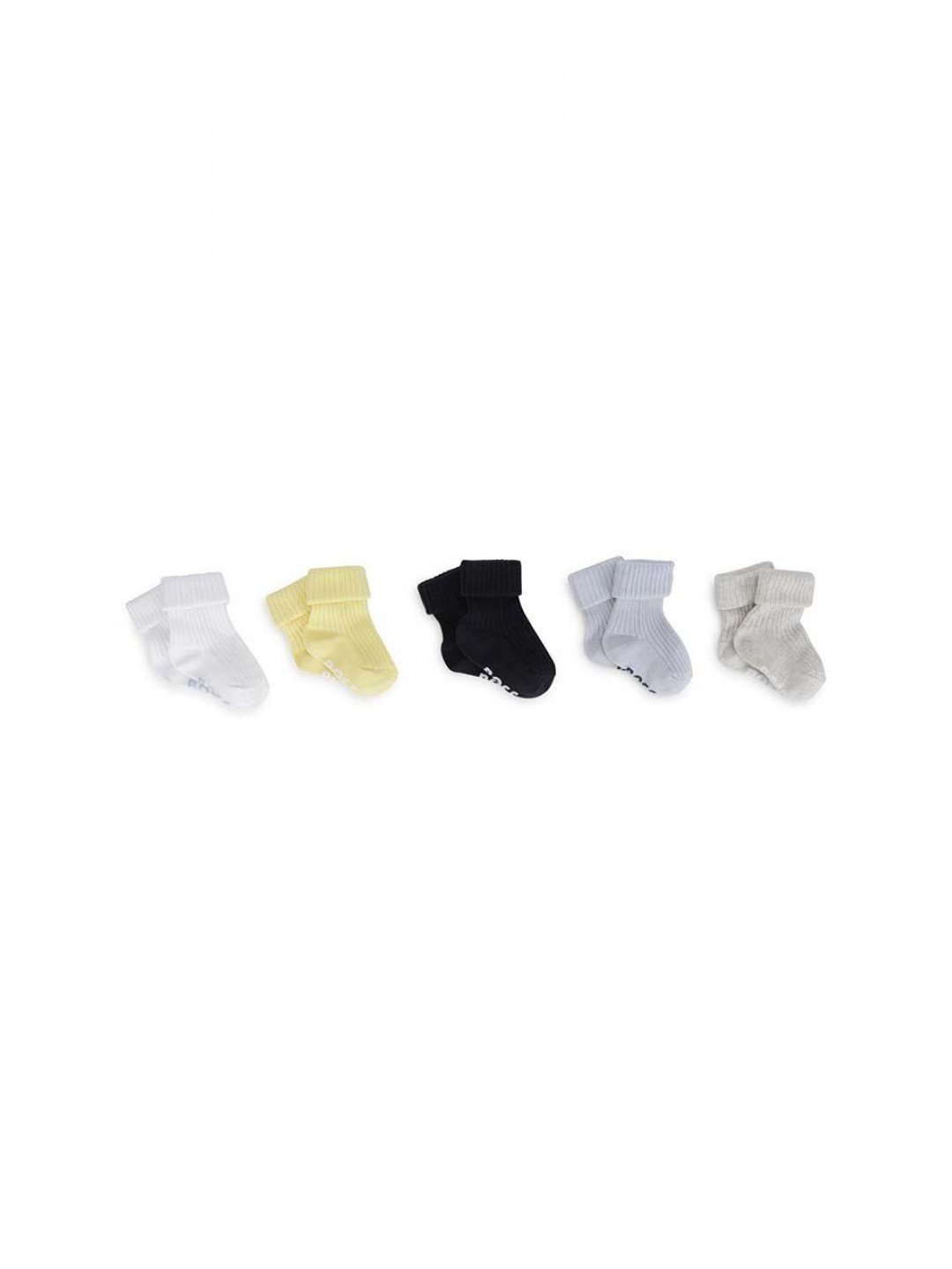 Dětské ponožky BOSS 5-pack tmavomodrá barva
