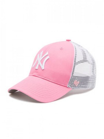 47 Brand Kšiltovka New York Yankees Branson B-BRANS17CTP-RSA Růžová