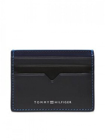 Tommy Hilfiger Pouzdro na kreditní karty Th Modern Lather Cc Holder AM0AM10994 Tmavomodrá