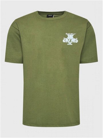 HUF T-Shirt Paid In Full TS01939 Zelená Regular Fit