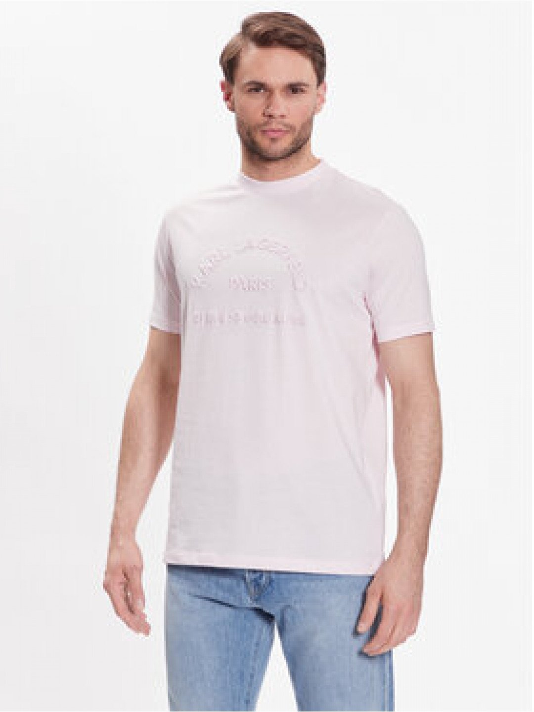 KARL LAGERFELD T-Shirt Crew Neck 755053 532224 Růžová Regular Fit