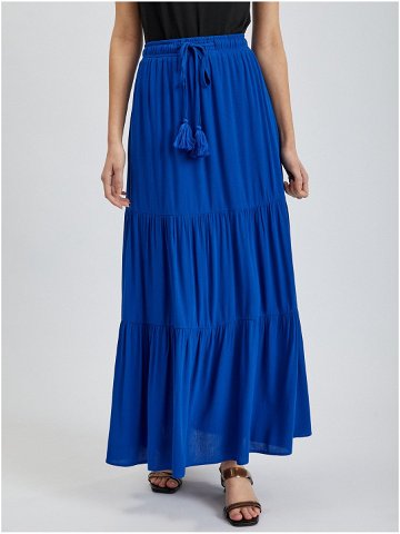 Modrá dámská maxi sukně ORSAY