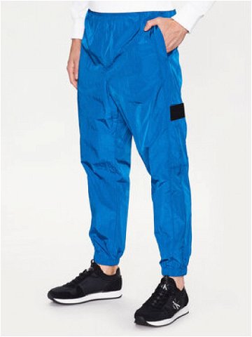 Calvin Klein Jeans Teplákové kalhoty J30J322924 Tmavomodrá Relaxed Fit