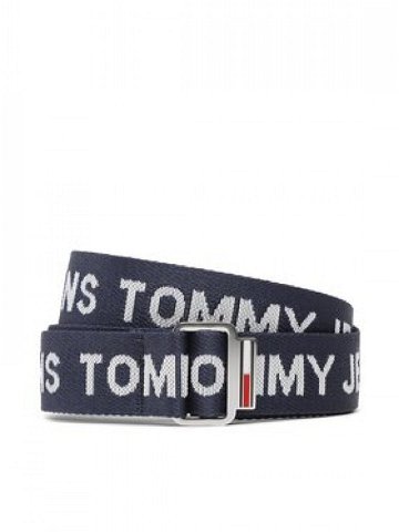 Tommy Jeans Pánský pásek Tjm Bxter 3 5 AM0AM10907 Tmavomodrá