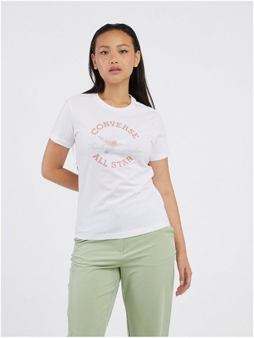 Bílé dámské tričko Converse