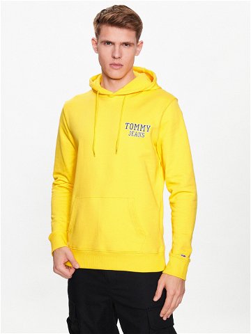 Tommy Jeans Mikina Graphic DM0DM16365 Žlutá Regular Fit