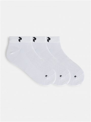 Ponožky 3-pack peak performance low sock 3-pack bílá 35 37