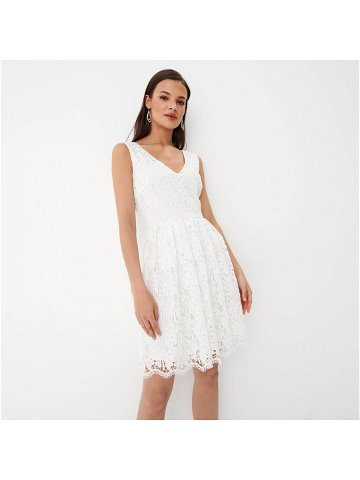 Mohito – Krajkové šaty – Bílá