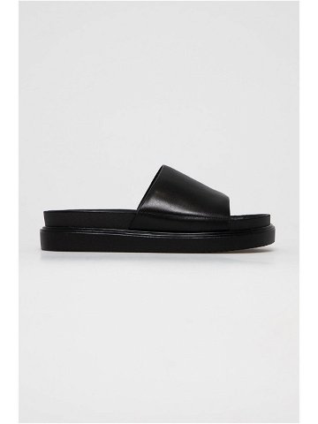 Kožené pantofle Vagabond Shoemakers SETH pánské černá barva 5190-101-20