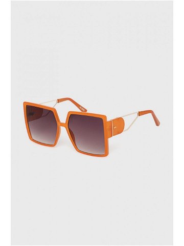 Sluneční brýle Aldo Annerelia dámské oranžová barva