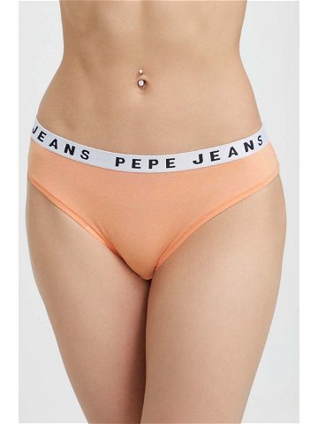 Kalhotky Pepe Jeans oranžová barva