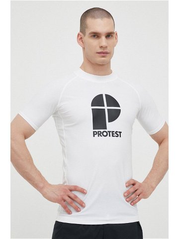 Tričko Protest Prtcater bílá barva s potiskem
