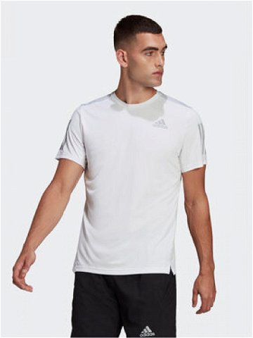 Adidas T-Shirt Own the Run T-Shirt HB7444 Bílá Regular Fit