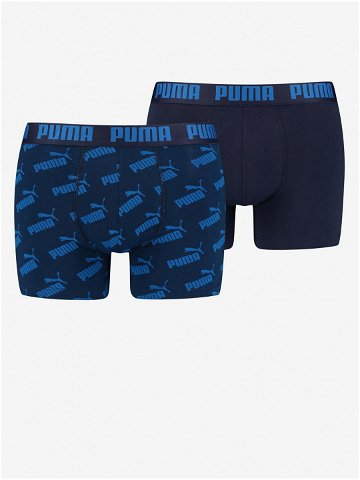 Sada dvou párů pánských boxerek v tmavě modré barvě Puma