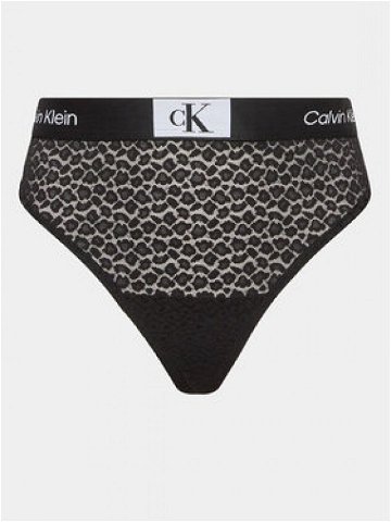 Calvin Klein Underwear Kalhotky string 000QF7235E Černá