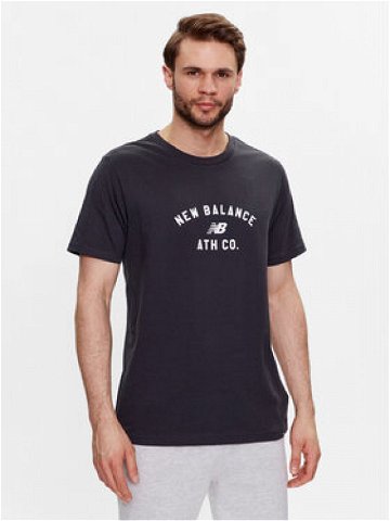 New Balance T-Shirt MT31907 Černá Regular Fit