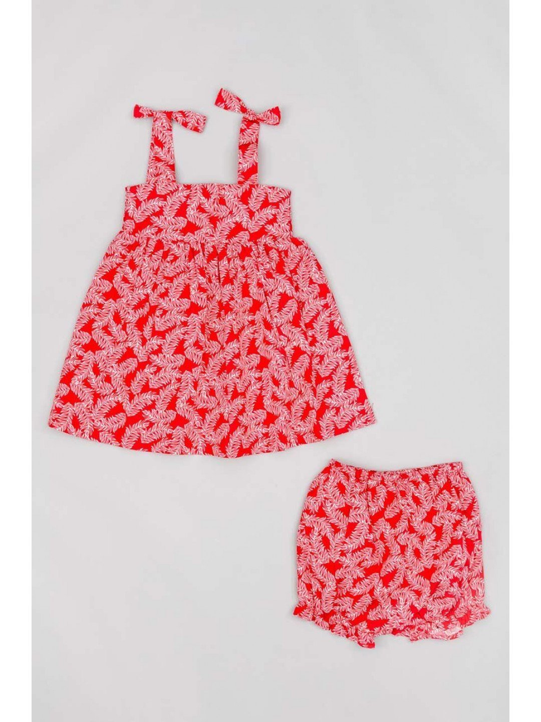 Dětské bavlněné šaty zippy červená barva mini
