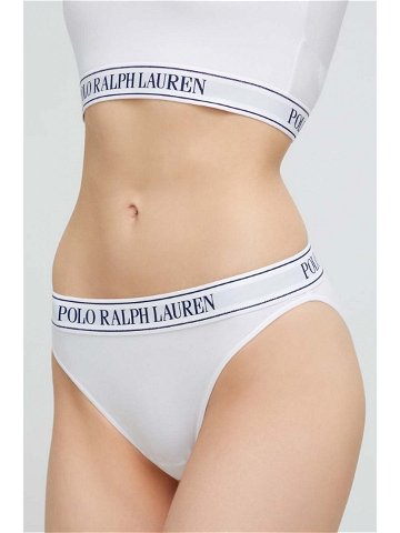Kalhotky Polo Ralph Lauren bílá barva 4P2001